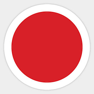 Red Circle Sticker